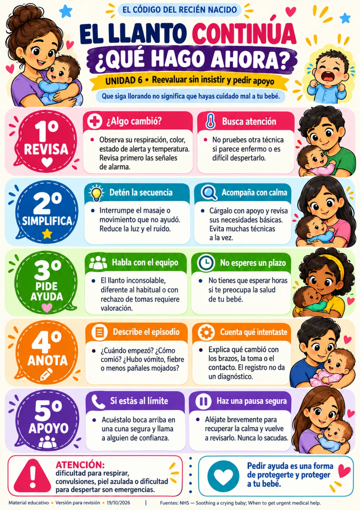 Página real: Cuando el llanto continúa