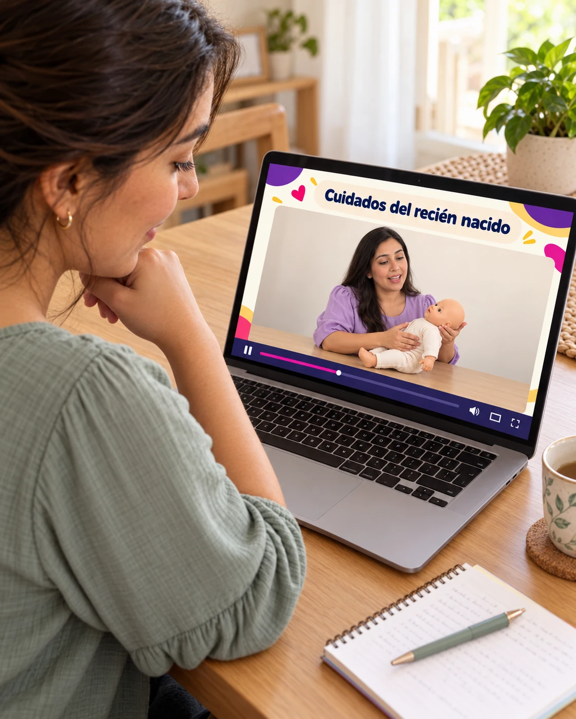 Escena ilustrativa: Aprende con las videoclases